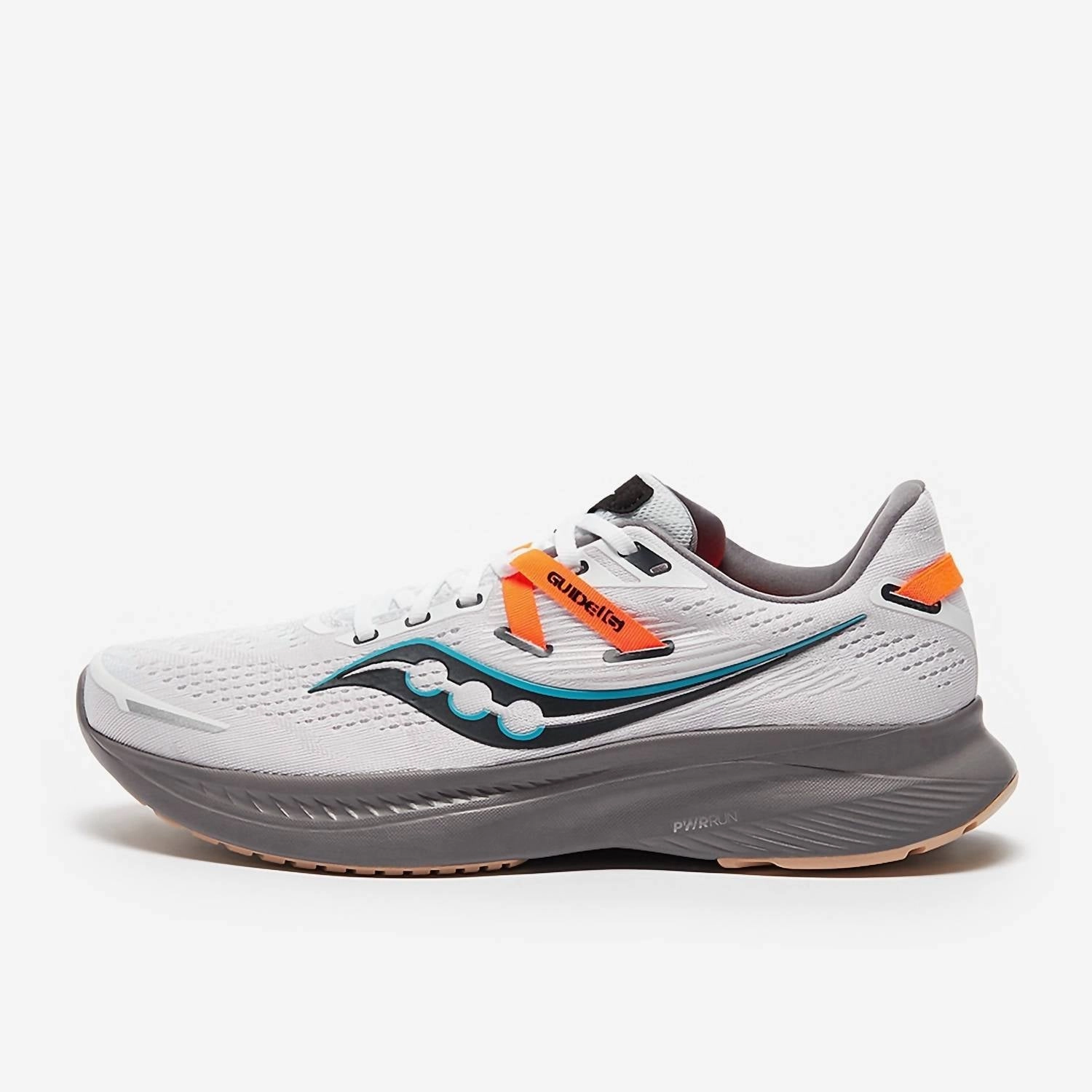 Men's Ride 16 Running Shoes In White/gravel