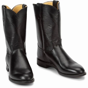 Men's Roper Boots - D/medium Width In Black Sale on Mens Chukka Footwear