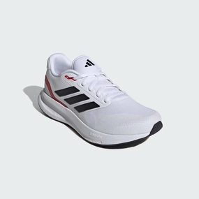Men's Runfalcon 5 Wide Running Shoe In White/black/scarlet Cheap Mens Athletic Sneakers