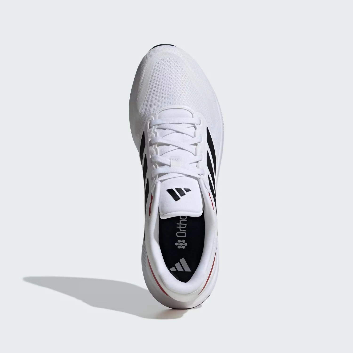 Men's Runfalcon 5 Wide Running Shoe In White/black/scarlet
