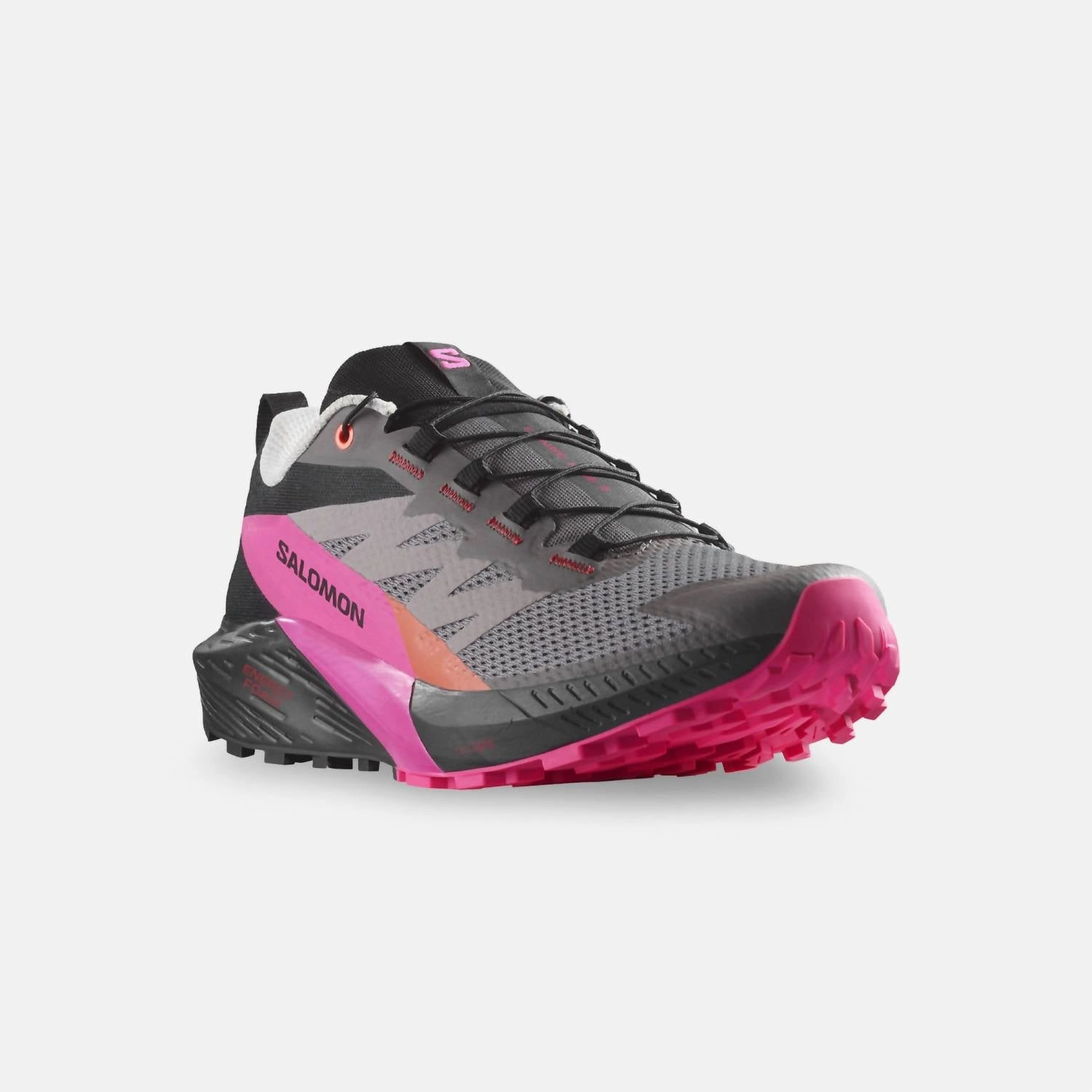 Men's Sense Ride 5 Trail Running Shoes In Plum/kitten/black/pink Glo