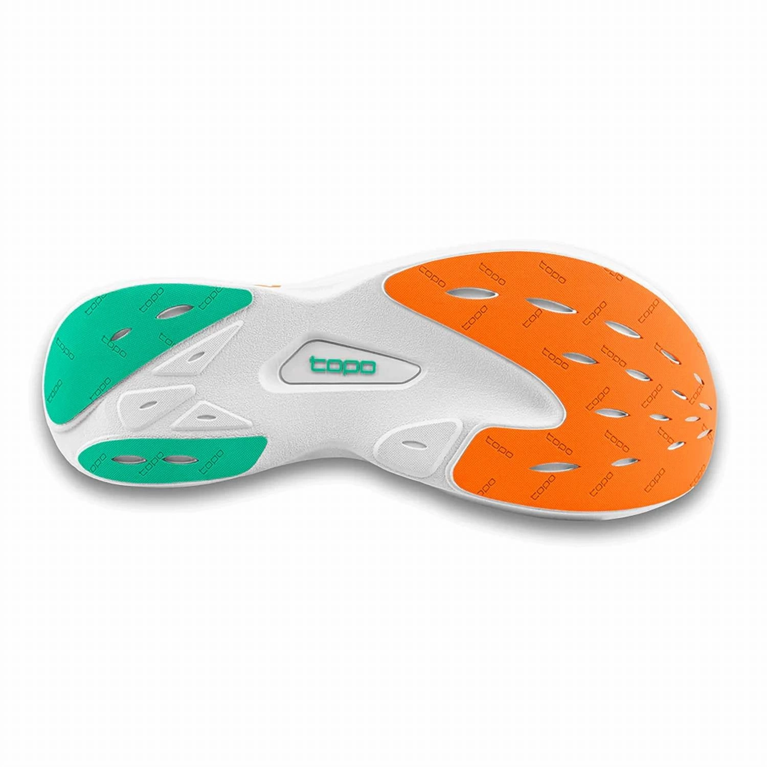 Men's Specter Running Shoes In Orange/seafoam