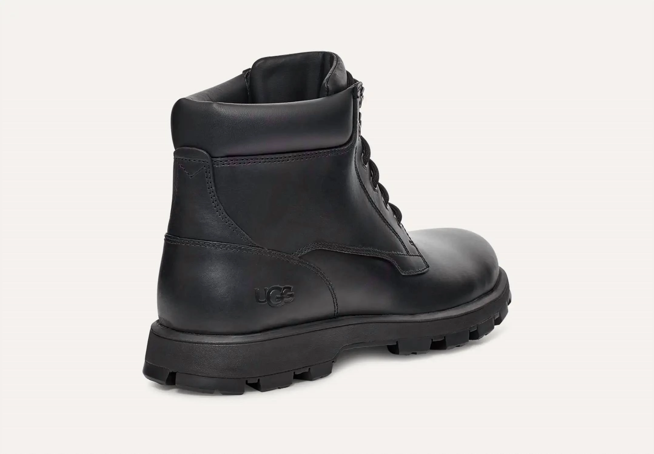 Men's Stenton Boots In Black Leather
