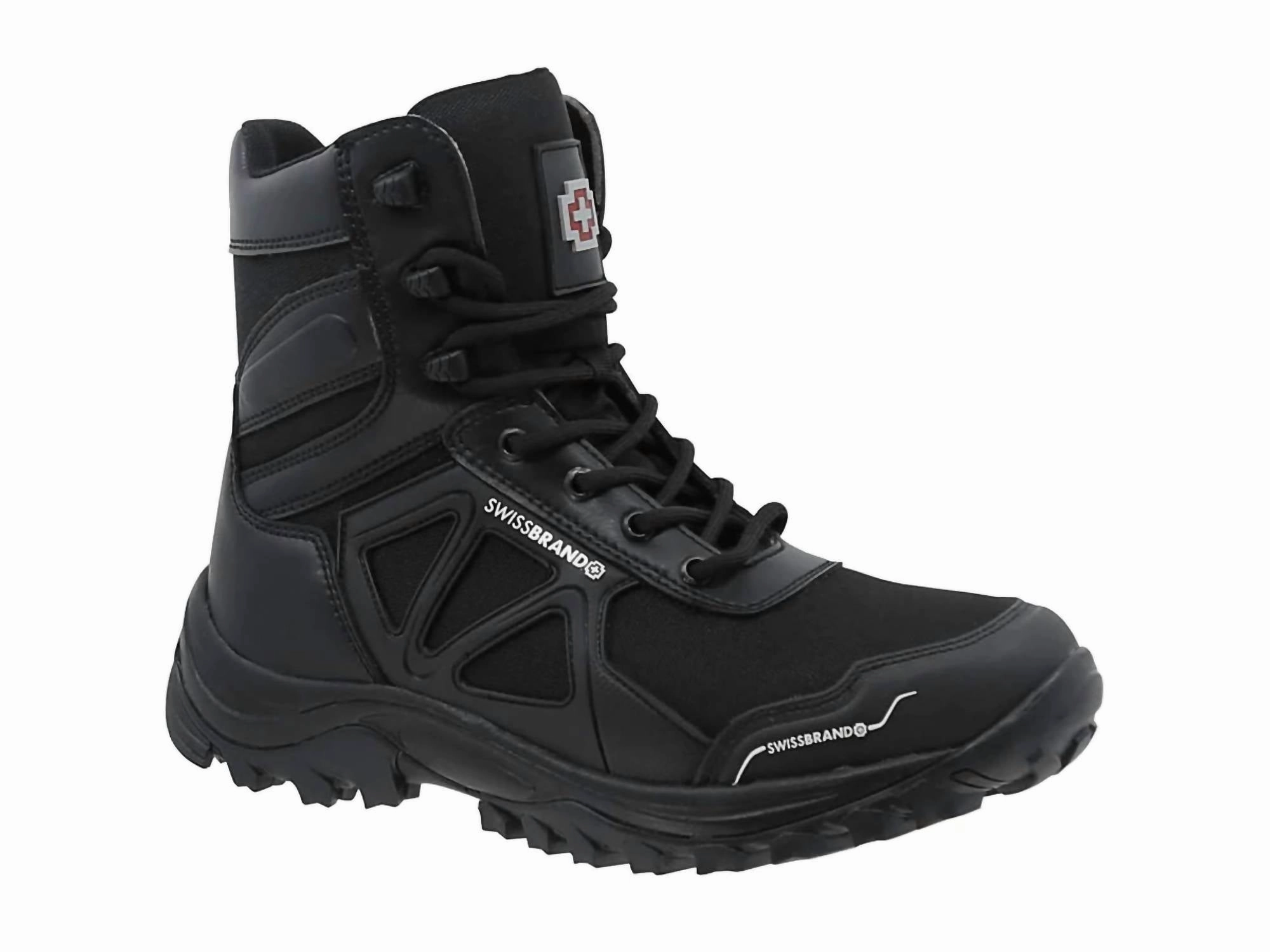 Men's Tactical Boots Uzwil In Black Sale on Mens Chukka Footwear