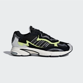 Men's Temper Run Shoes In Core Black / Core Black / Glow Cheap Mens Athletic Sneakers