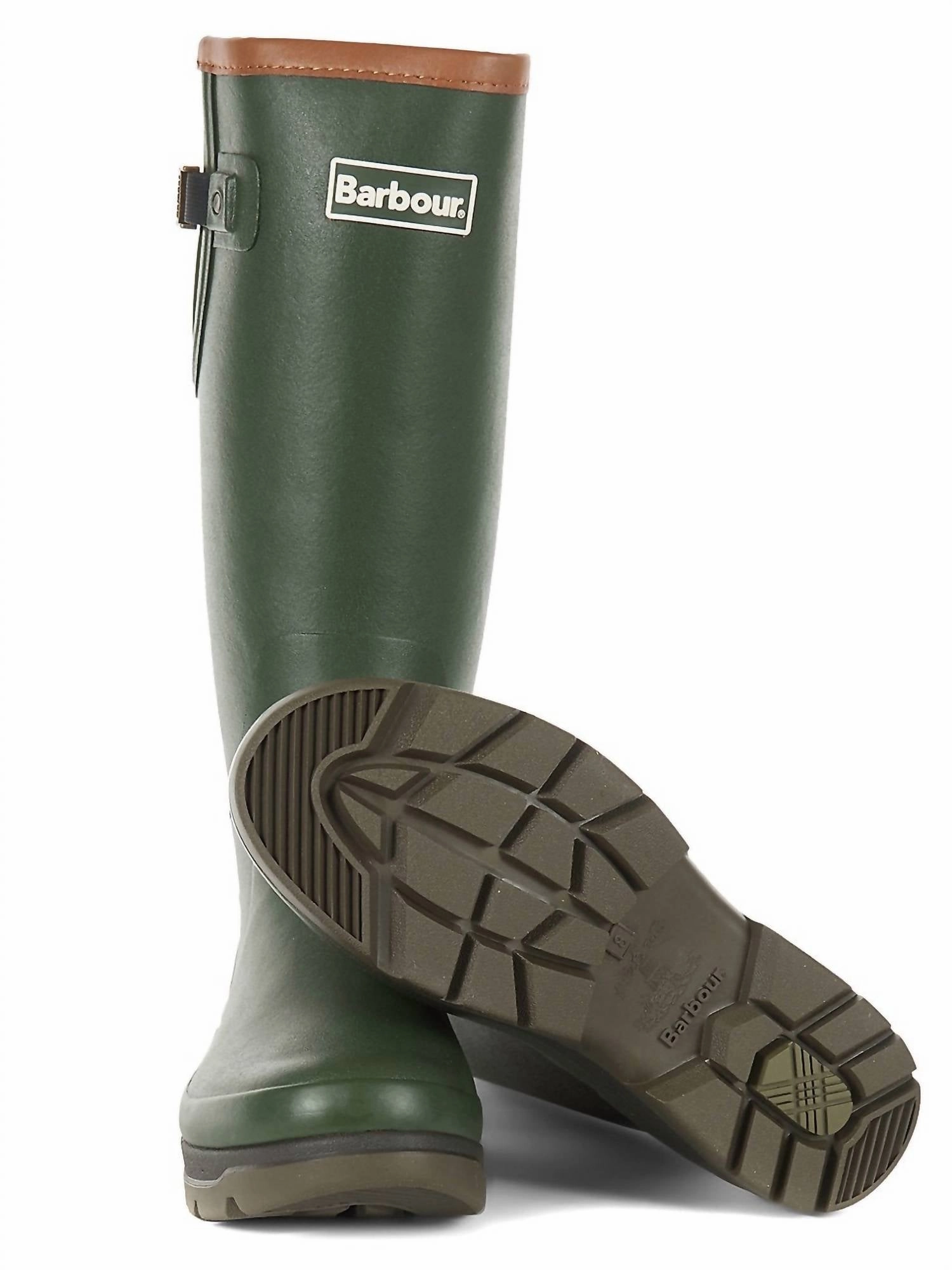 Men's Tempest Wellington Boots In Olive