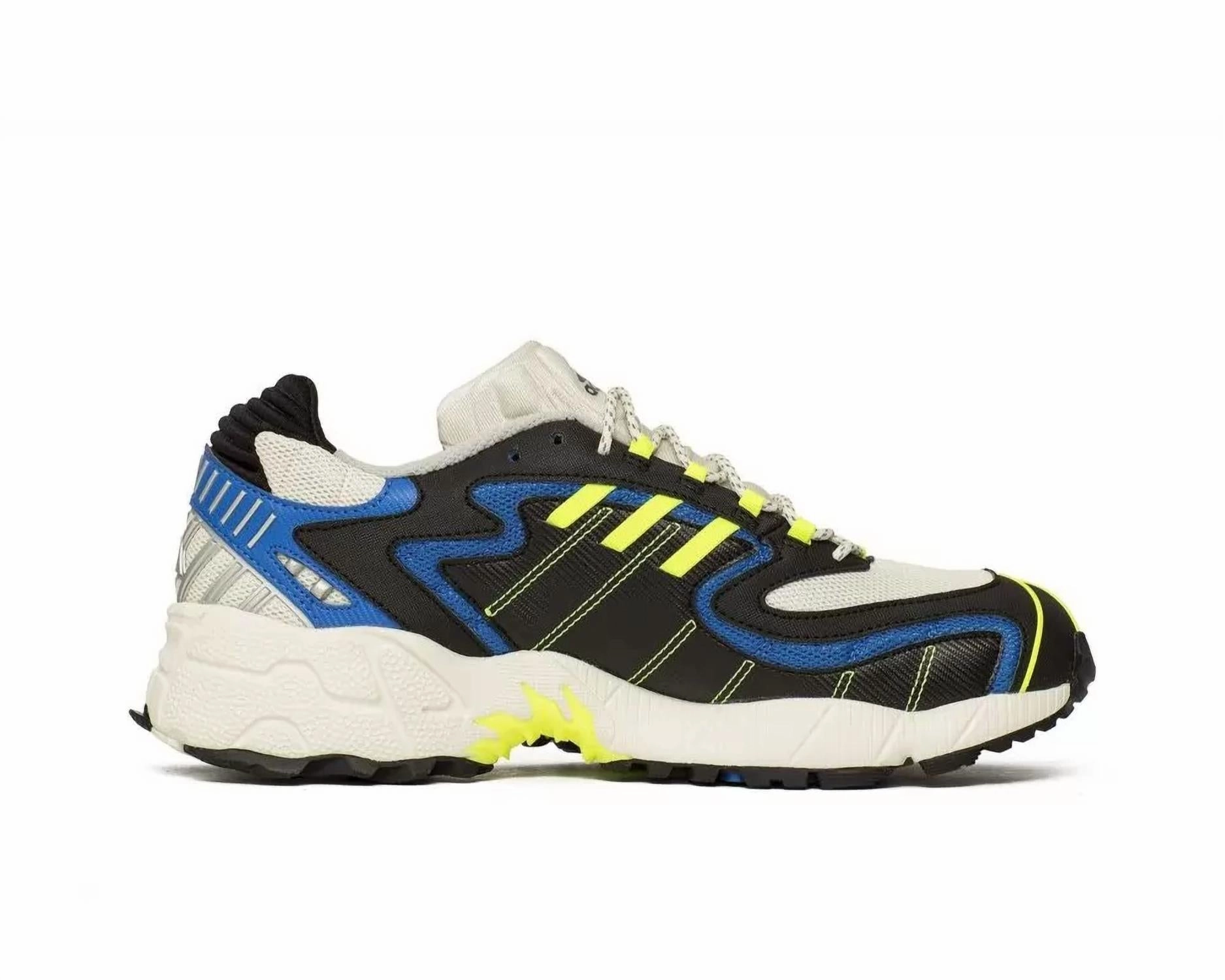 Men's Torsion Trdc Shoes In Off White/core Black/solar Yellow
