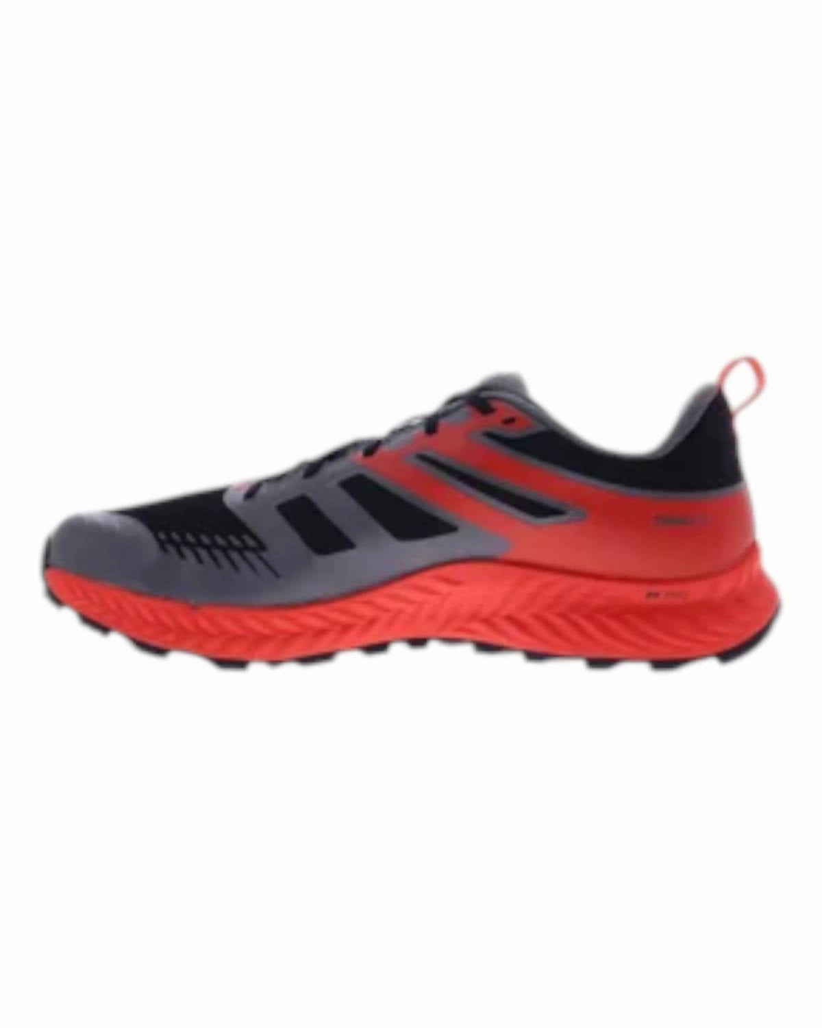 Men's Trailfly Shoes In Black/fiery Red/dark Grey