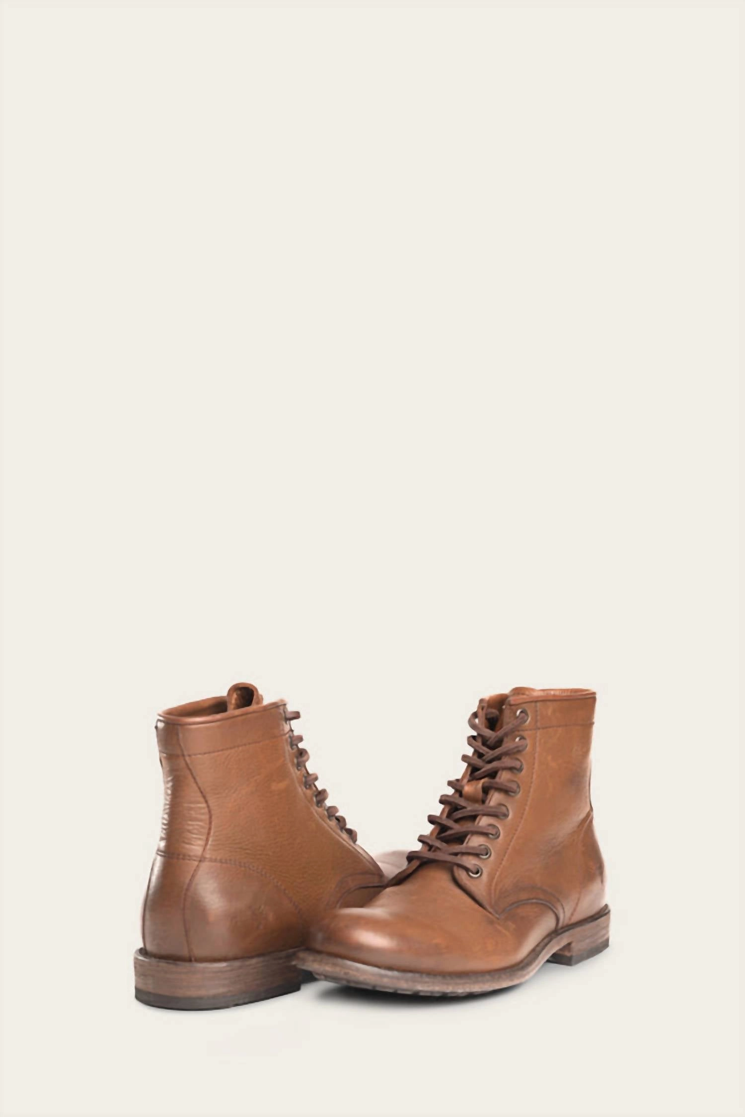 Men's Tyler Lace Up Boots In Cognac