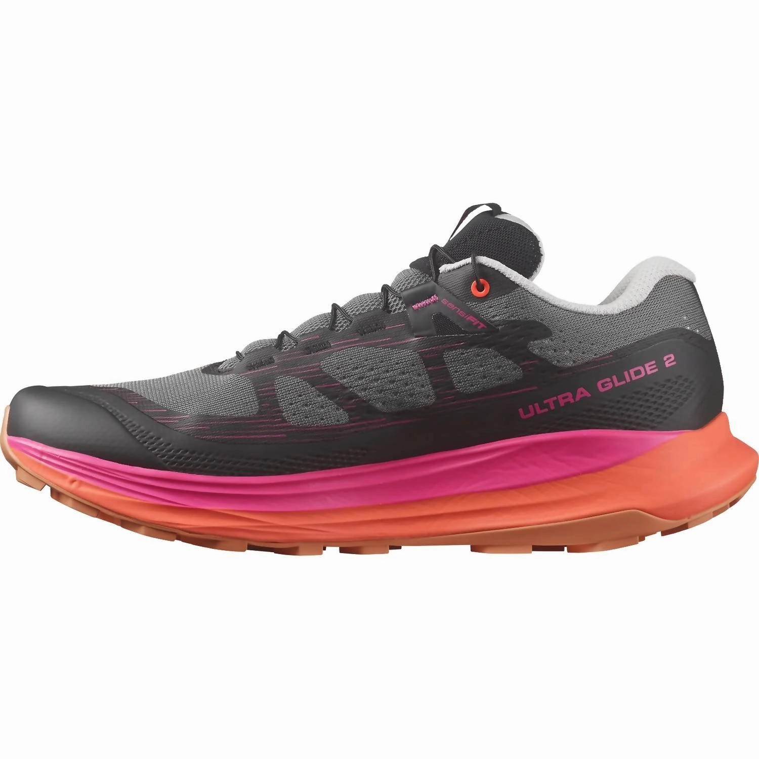 Men's Ultra Glide 2 Trail Running Shoes In Plum Kitten/black/pink Glo