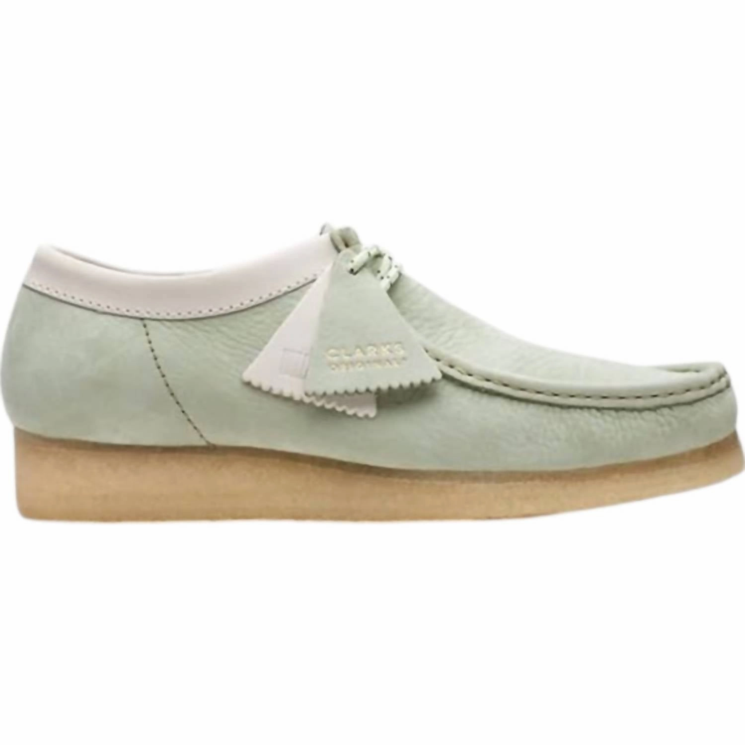 Men's Wallabee Boots In Pale Green