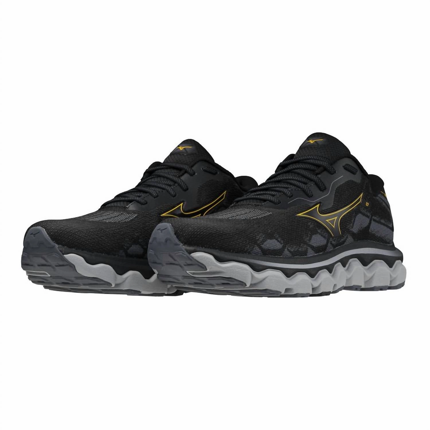 Men's Wave Horizon 7 Running Shoe In Black/citrus Mens Sneakers & Athletic Shoes outlet