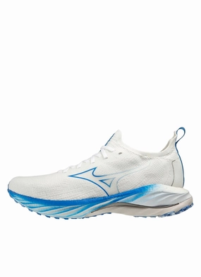 Men's Wave Neo Wind Shoe In Undyed White-Peace Blue Cheap Mens Athletic Sneakers