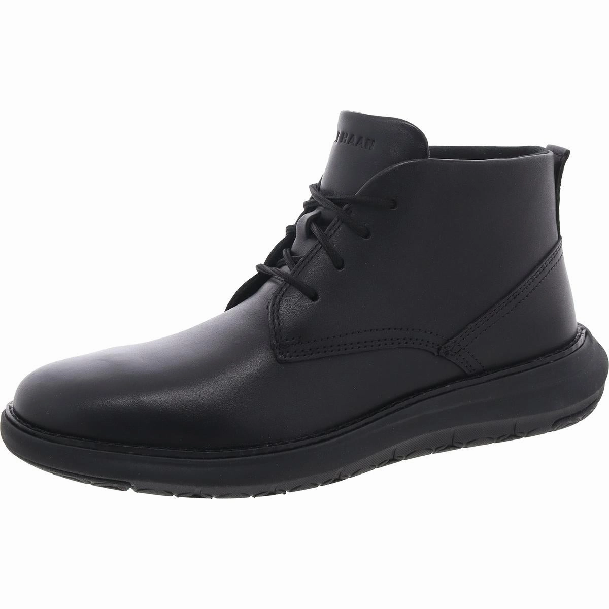 Mens Cushioned Footbed Faux Leather Chukka Boots Mens Chukka Boots outlet deals