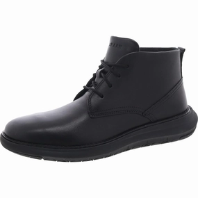 Mens Cushioned Footbed Faux Leather Chukka Boots Mens Chukka Boots outlet deals