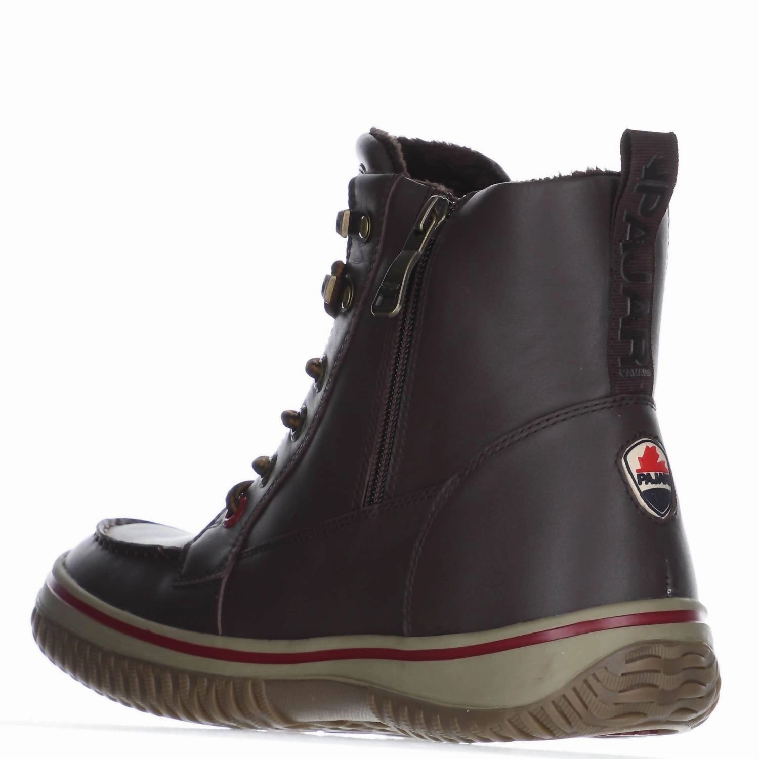 MenS Edmund Corsica Lace Up Insulated Boots In Dark Brown