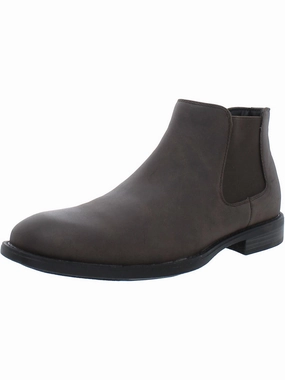 Mens Faux Leather Chelsea Boots Mens Chukka Boots outlet deals