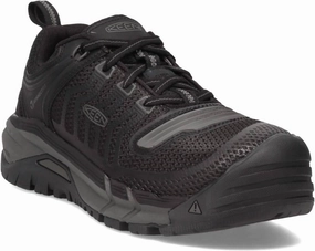 Mens Kansas City Low Composite Toe Athletic Work Shoes In Black/Grey Cheap Mens Athletic Sneakers