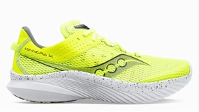 MenS Kinvara 14 Running Shoe-D/medium Width In Citron/black Cheap Mens Athletic Sneakers