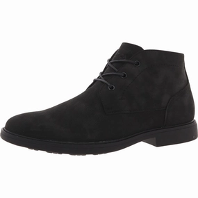 Mens Lace-Up Faux Leather Chukka Boots Cheap Mens Boots & Chukkas