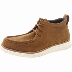 Mens Lace-Up Faux Suede Chukka Boots Sale on Mens Chukka Footwear