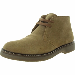 Mens Lace-Up Suede Chukka Boots Mens Chukka Boots outlet deals