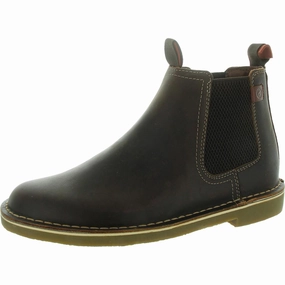 Mens Laceless Leather Chukka Boots Cheap Mens Boots & Chukkas