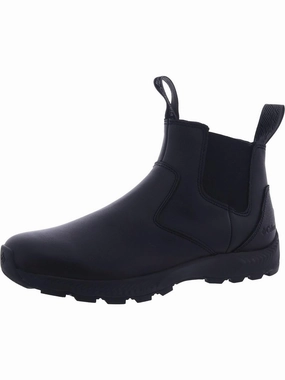 Mens Leather Stretch Chelsea Boots Mens Chukka Boots outlet deals