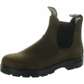 Mens Mixed Media Leather Chelsea Boots Cheap Mens Boots & Chukkas