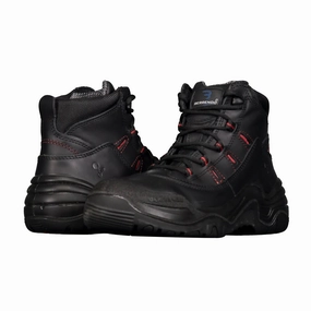 MenS Steel Toe Work Boots 6 In Black Sale on Mens Chukka Footwear
