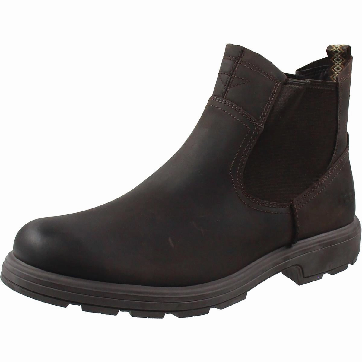 Mens Stretch Leather Winter & Snow Boots Cheap Mens Boots & Chukkas