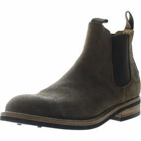 Mens Stretch Suede Chelsea Boots Cheap Mens Boots & Chukkas