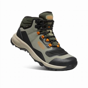 MenS Tempo Flex Mid Hiking Boots In Vetiver/desert Sun Mens Winter & Rain Boots clearance