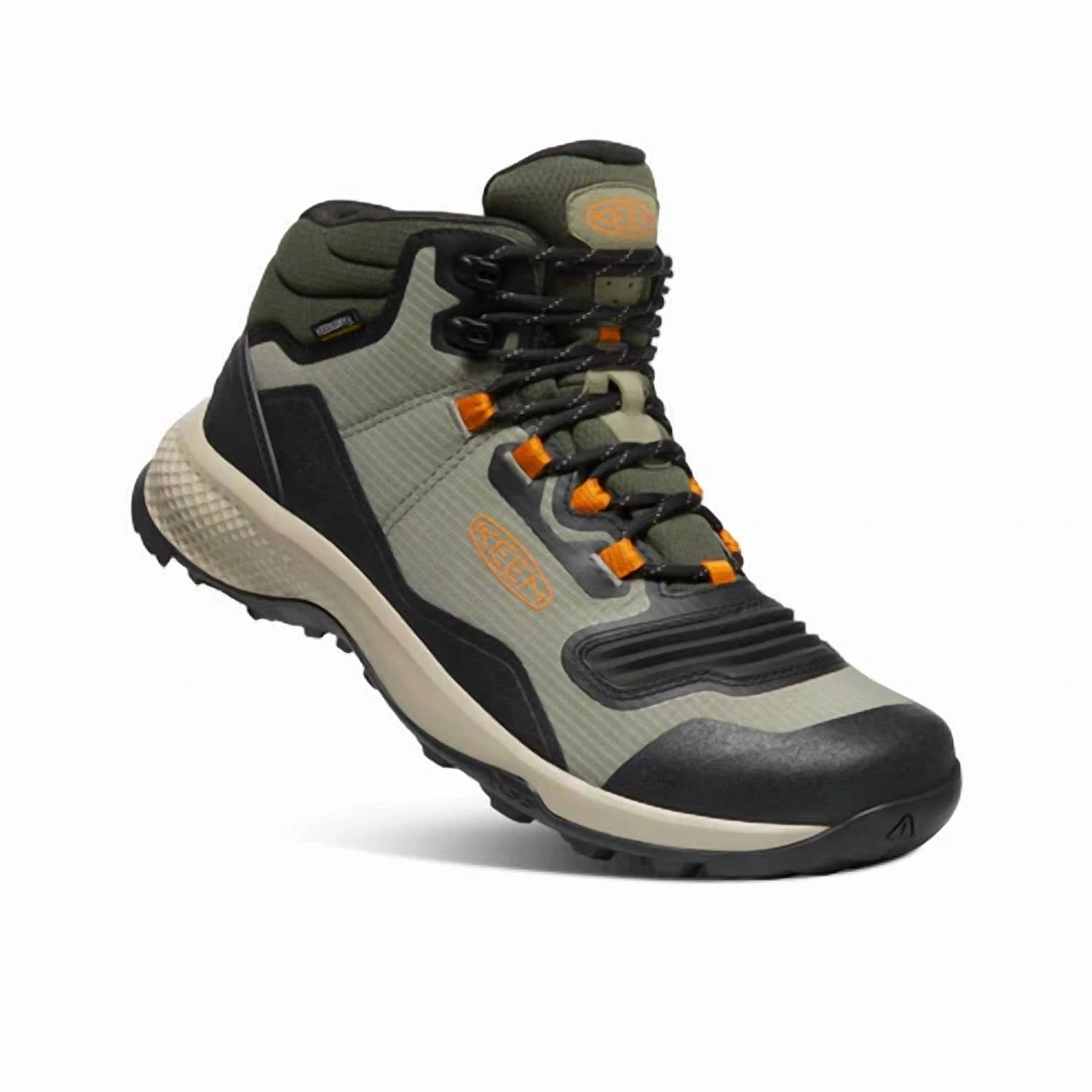 MenS Tempo Flex Mid Hiking Boots In Vetiver/desert Sun Mens Winter & Rain Boots clearance