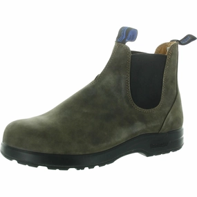 Mens Water Resistant Leather Chelsea Boots Mens Chukka Boots outlet deals