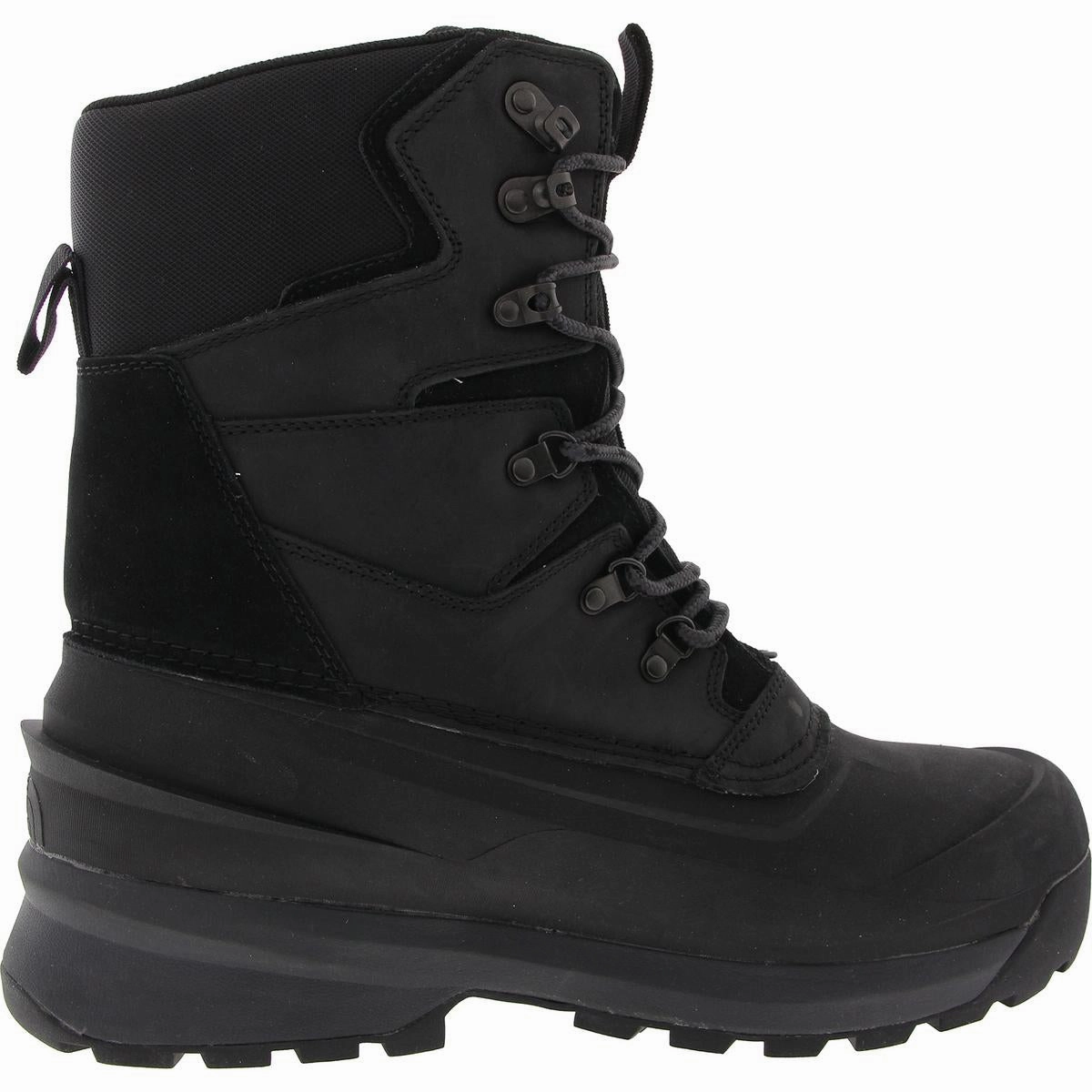 Mens Waterproof Leather Winter & Snow Boots