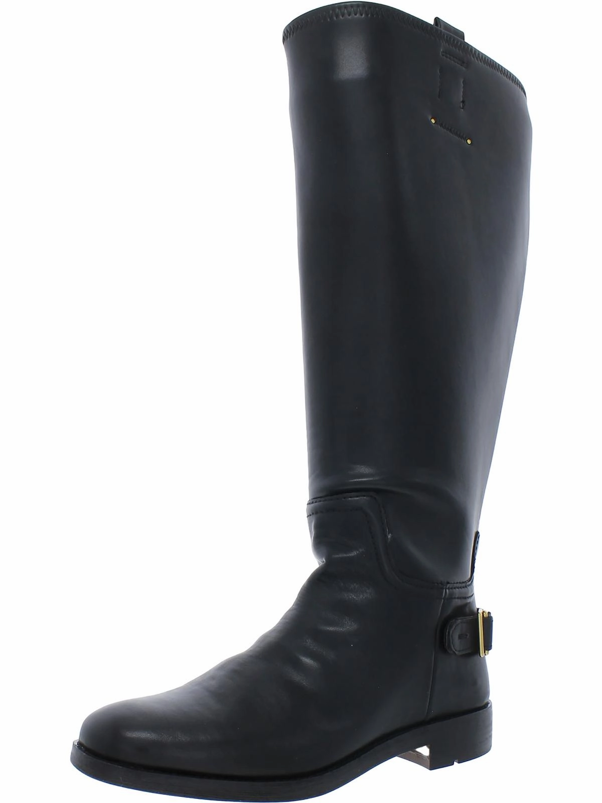 Merina Womens Faux Leather Wide Calf Knee-High Boots