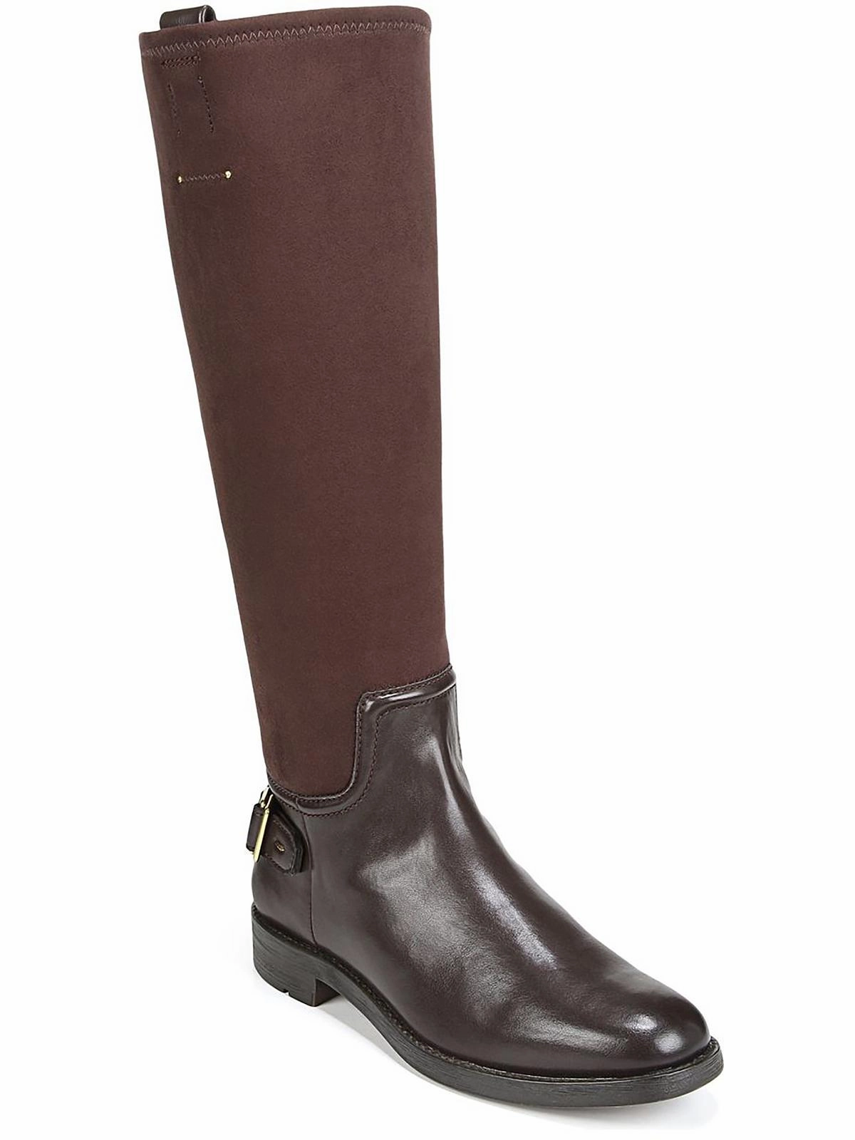 Merina Womens Faux Leather Wide Calf Knee-High Boots Womens Dress Boots for less