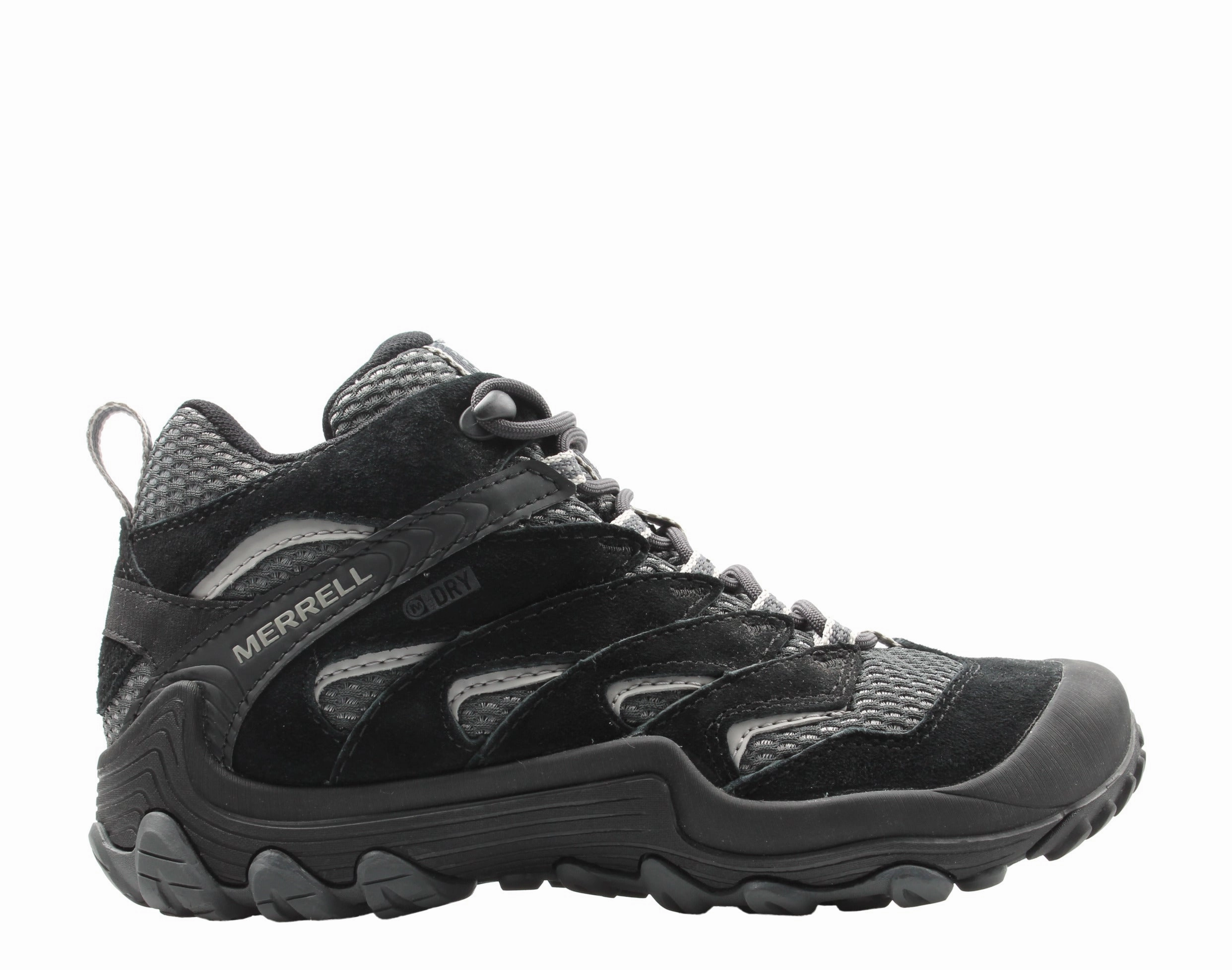 Merrell Cham 7 Limit Mid Waterproof Black/Grey Women's Hiking Boots J12762