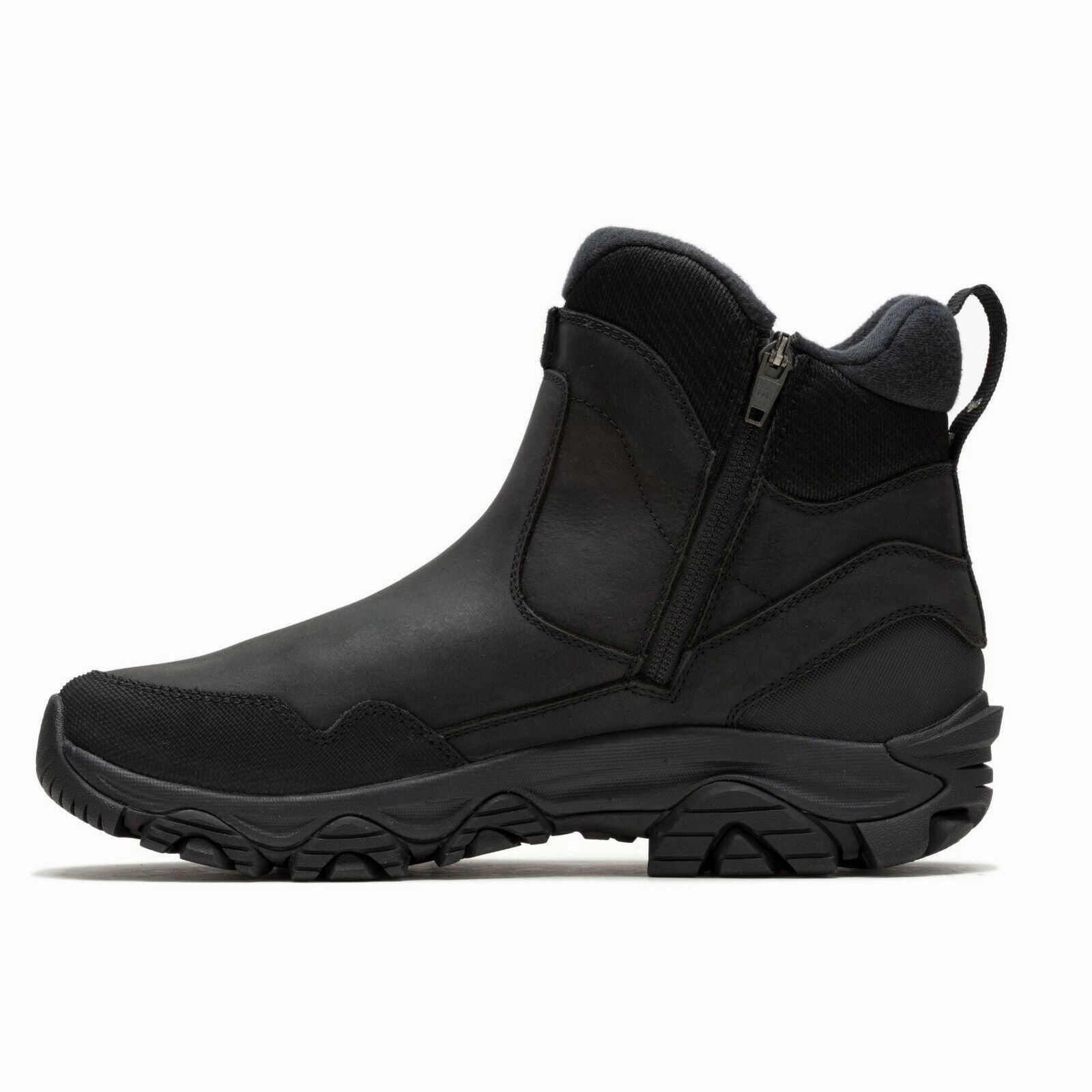 Merrell Coldpack 3 Men's 10.5 Black Waterproof Pull-On Ankle Snow Boots KHD239