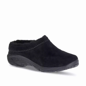 Merrell Encore Ice 4 J002028W Clog Women's 5.5 Black Suede Comfort Shoes RHS2561 (Black,5.5) Athletic Shoes for Women discount