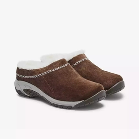 Merrell Encore Ice 4 J002038W Clog Womens Stone Suede Comfort Shoes GBNC492 (Brown,7.5) Athletic Shoes for Women discount