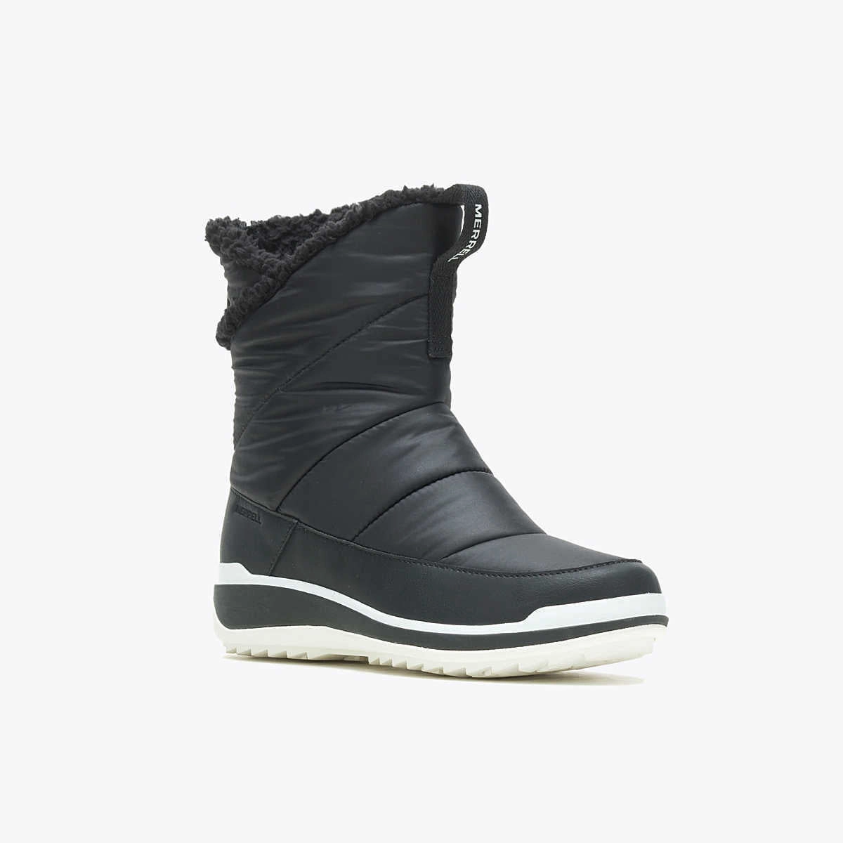 Merrell Snowcreek Sport Mid Zip Polar J003668 Snow Boots Women's 9 Black TF260 Womens Boot Deals Today