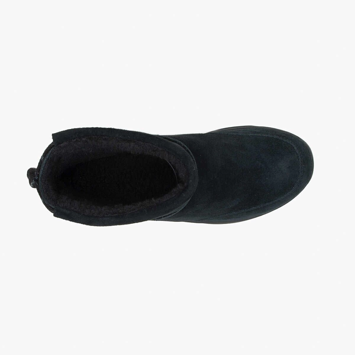 Merrell Winter J004555 Boots Men's Black Suede Leather Pull On Waterproof TF2616