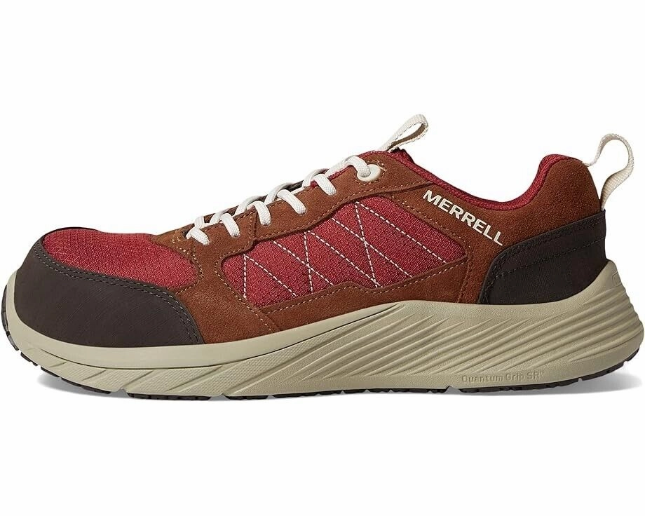 Merrell Work Alpine Sneakers CF Women's 11 Tortoise Suede Low Top Shoes KHD793