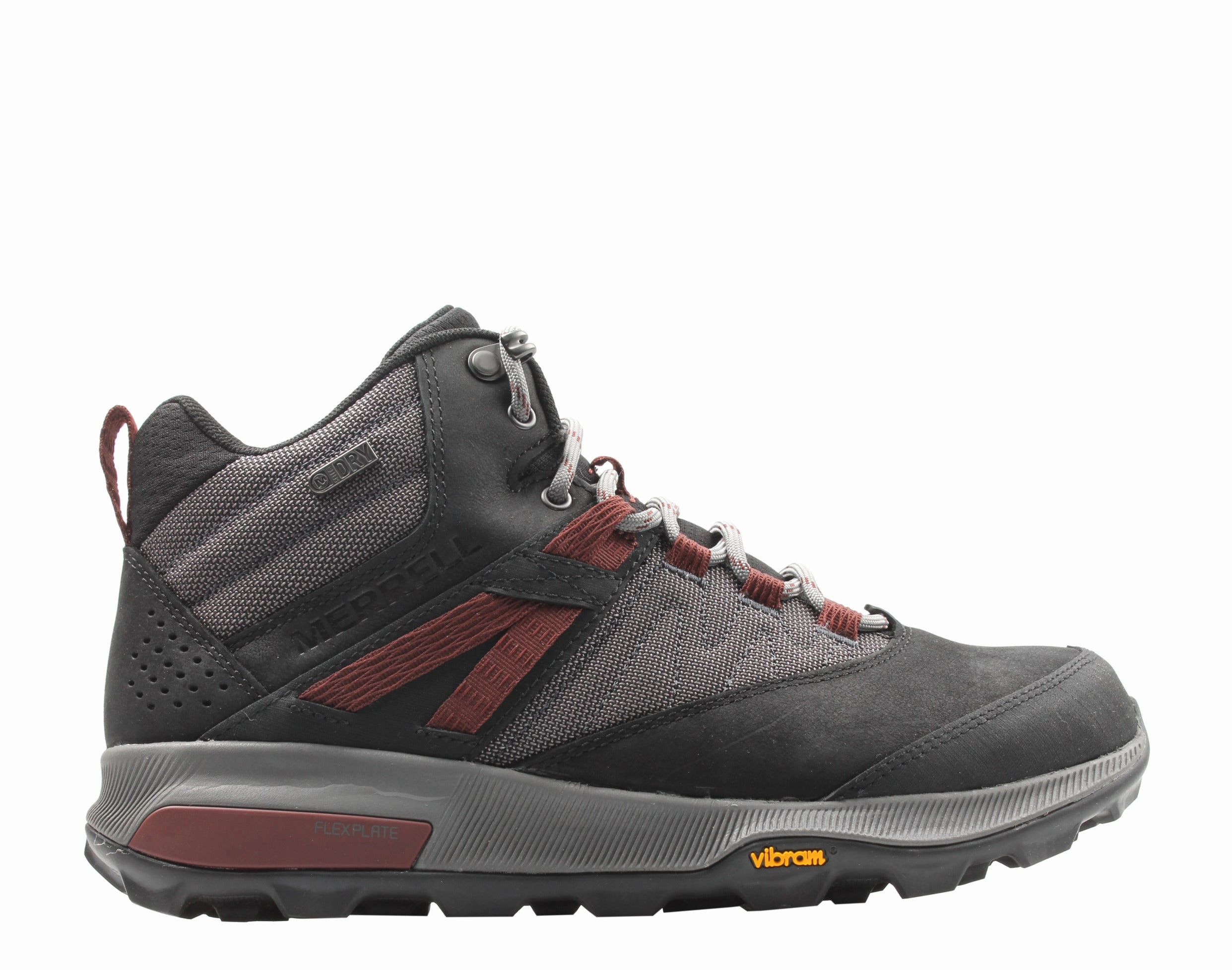 Merrell Zion Mid Waterproof Black Men's Hiking Boots J16885