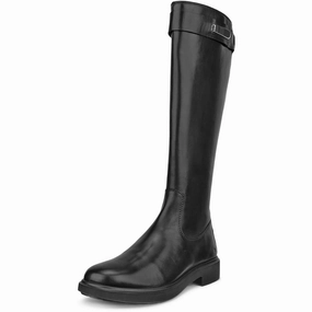 Metrople Amsterdam Womens Zipper Leather Knee-High Boots Cheap Womens Boots for winter