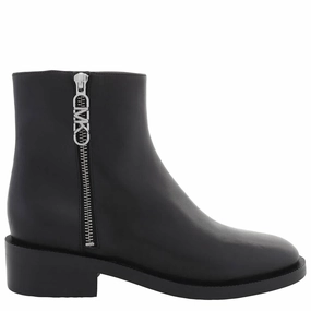 Michael Kors Black Regan Leather Boots Discount Stylish Womens Boots