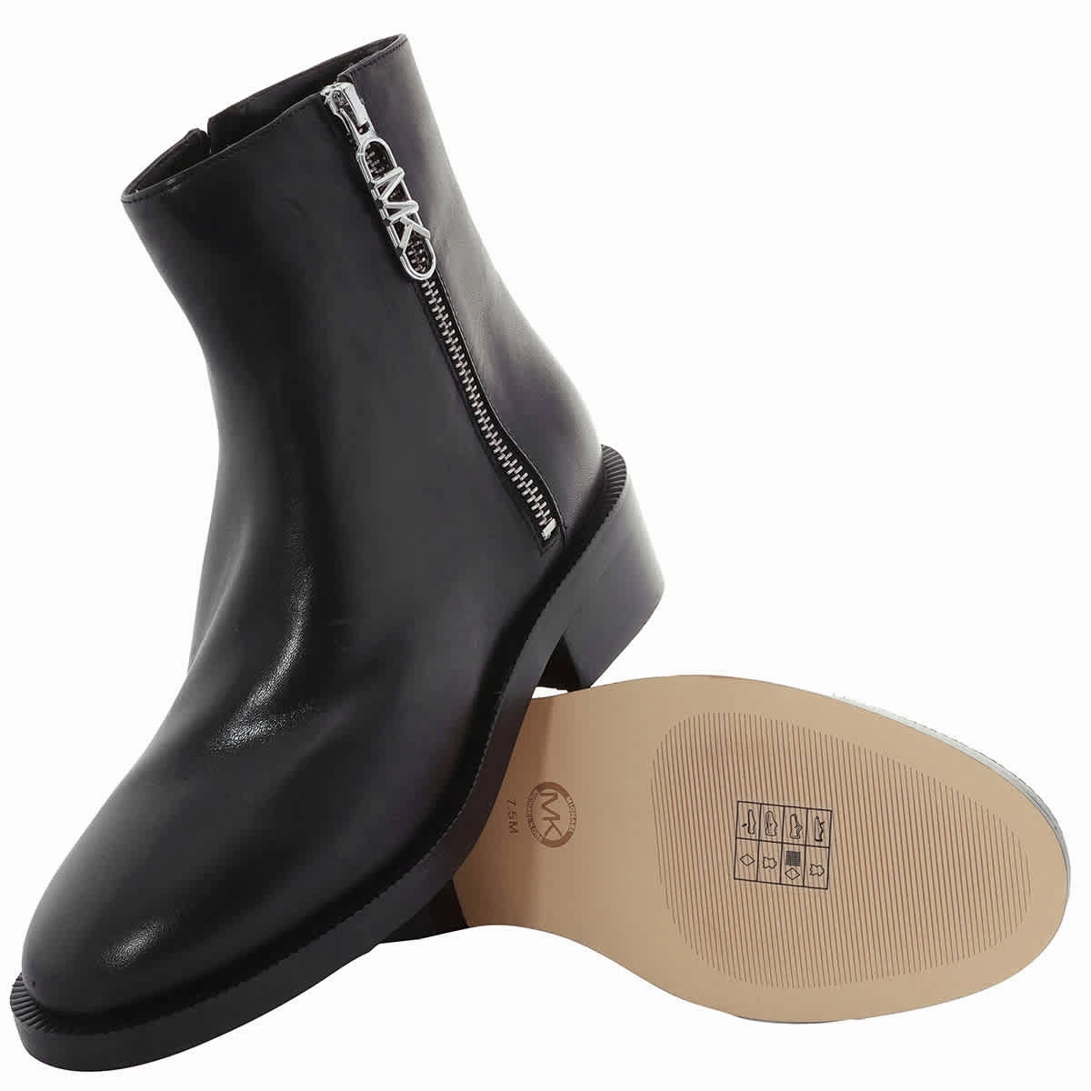 Michael Kors Black Regan Leather Boots