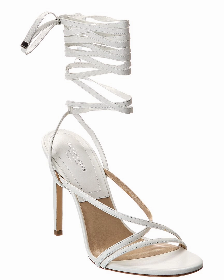 Michael Kors Collection Dahlia Runway Leather Sandal Fashion Womens Sandals online shop